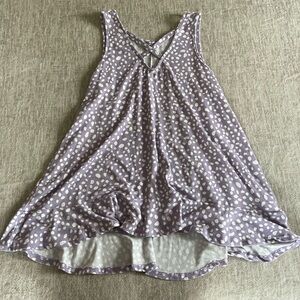 NWOT White Birch Tunic Ruffle Tank